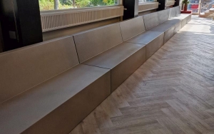 Polycoat Maatwerk Wand treinbanken