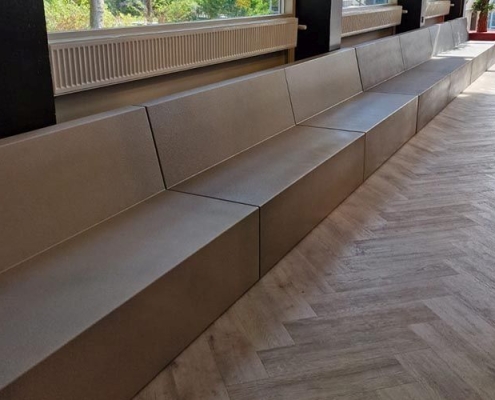 Polycoat Maatwerk Wand treinbanken