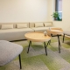Robuuste modulaire loungebanken met sierkussens