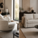 Wat is het verschil tussen een draaiende loveseat en een vaste loveseat voor je interieur?